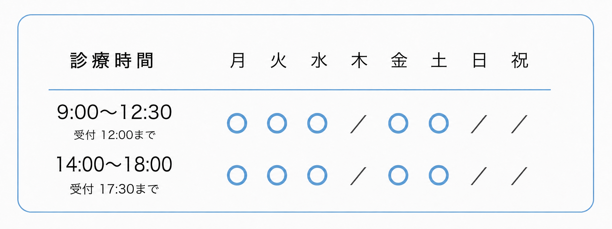 診療時間